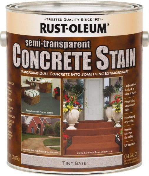 Rust-Oleum - 1 Gal Tint Base Concrete Coating - Low Odor & Chemical Resistant - Exact Tooling