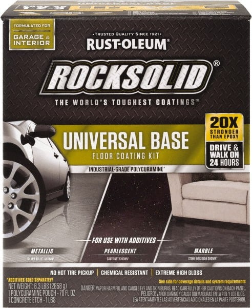 Rust-Oleum - 1 Gal Clear Floor Base - Low Odor & Chemical Resistant - Exact Tooling