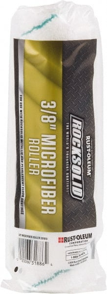 Rust-Oleum - 3/8" Nap, 9" Wide Paint Roller Cover - Lint-Free Texture, Microfiber - Exact Tooling