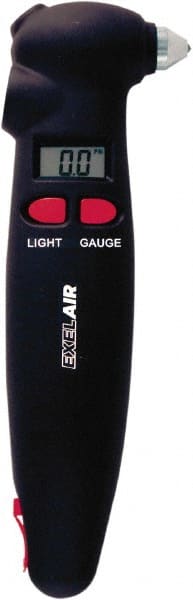 Milton - 5 to 100 psi Digital Ball Tire Pressure Gauge - AAA Battery - Exact Tooling