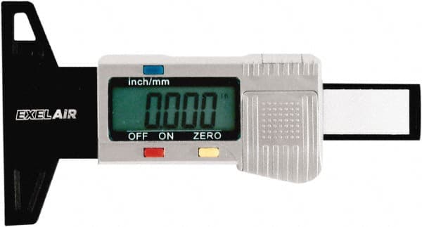 Milton - Tire Tread Depth Gauge - For Any Tire - Exact Tooling