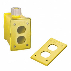 Hubbell Wiring Device-Kellems - Electrical Outlet Boxes & Switch Boxes Enclosure Type: Portable Outlet Box Enclosure Shape: Rectangle - Exact Tooling