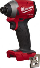 Milwaukee Tool - 18 Volt, 1/4" Drive, 167 Ft/Lb Torque, Cordless Impact Driver - 3600 RPM, Lithium-Ion, Bare Tool - Exact Tooling