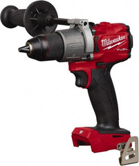 Milwaukee Tool - 18 Volt 1/2" Chuck Pistol Grip Handle Cordless Drill - 0-550 & 0-2000 RPM, Single-Sleeve Ratcheting Chuck, Reversible, Lithium-Ion Batteries Not Included - Exact Tooling