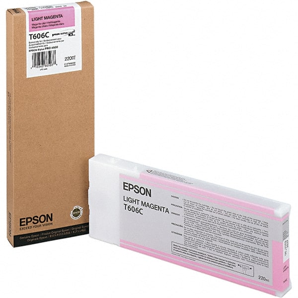 Epson - Light Magenta Ink Cartridge - Use with Epson Stylus Pro 4800, 4880 - Exact Tooling