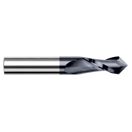 ‎0.7500″ (3/4″) Cutter Diameter × 1.5000″ (1-1/2″) Length of Cut × 140° included Carbide Drill/End Mill, 2 Flutes, AlTiN Coated - Exact Tooling