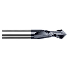 ‎0.7500″ (3/4″) Cutter Diameter × 1.5000″ (1-1/2″) Length of Cut × 140° included Carbide Drill/End Mill, 2 Flutes, AlTiN Coated - Exact Tooling