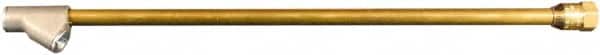 Milton - 150 Max psi Closed Check Brass Air Chuck - Straight Chuck, 1/4 FNPT - Exact Tooling