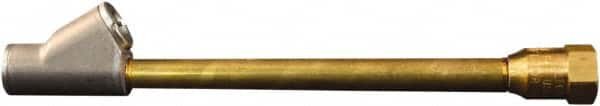 Milton - 150 Max psi Closed Check Brass Air Chuck - Straight Dual Foot Chuck, 1/4 FNPT - Exact Tooling