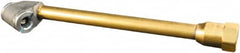 Milton - 150 Max psi Closed Check Brass Air Chuck - Dual Chuck, 1/4 FNPT - Exact Tooling