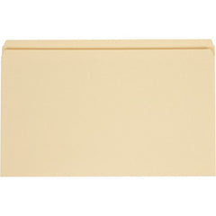 UNIVERSAL - 9-5/8 x 14-3/4", Legal, Manila, File Folders with Top Tab - 11 Point Stock, Straight Tab Cut Location - Exact Tooling