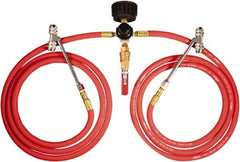 Milton - 160 Max psi Closed Check Aluminum/EPDM Inflator Gauge - Double Lock On Chuck, 1/4 FNPT, 10 to 160 psi Pressure Range - Exact Tooling