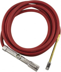 Milton - 160 Max psi Closed Check Aluminum/EPDM Inflator Gauge - Dual Foot Chuck, 1/4 FNPT, 10 to 160 psi Pressure Range - Exact Tooling