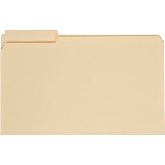 UNIVERSAL - 9-5/8 x 14-3/4", Legal, Manila, File Folders with Top Tab - 11 Point Stock, 1/3 Tab Cut Location - Exact Tooling