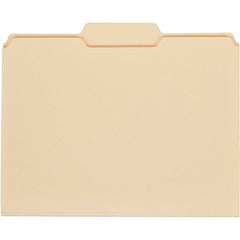 UNIVERSAL - 9-5/8 x 11-3/4", Letter Size, Manila, File Folders with Top Tab - 11 Point Stock, 1/3 Tab Cut Location - Exact Tooling