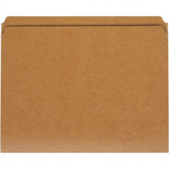 UNIVERSAL - 9-5/8 x 11-3/4", Letter Size, Kraft, File Folders with Top Tab - 11 Point Stock, Straight Tab Cut Location - Exact Tooling