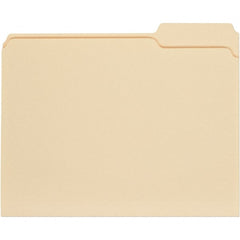 UNIVERSAL - 9-5/8 x 11-3/4", Letter Size, Manila, File Folders with Top Tab - 11 Point Stock, 1/3 Tab Cut Location - Exact Tooling