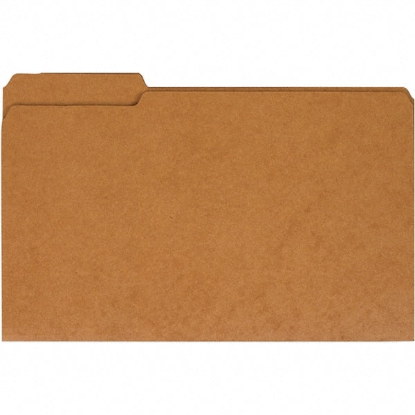 UNIVERSAL - 9-5/8 x 14-3/4", Legal, Kraft, File Folders with Top Tab - 11 Point Stock, 1/3 Tab Cut Location - Exact Tooling