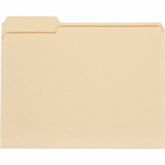 UNIVERSAL - 9-5/8 x 11-3/4", Letter Size, Manila, File Folders with Top Tab - 11 Point Stock, 1/3 Tab Cut Location - Exact Tooling