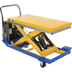 Vestil - Lifting Tables; Type: Scissor Cart ; Lift Style: Scissor ; Style: Portable Battery-Operated ; Load Capacity (Lb.): 1000.000 ; Minimum Height (Inch): 10-1/2 ; Lift Height (Inch): 42-1/2 - Exact Tooling