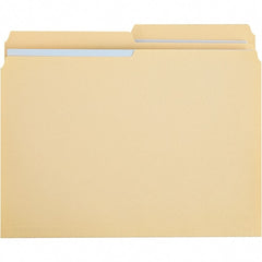 UNIVERSAL - 9-5/8 x 11-3/4", Letter Size, Manila, File Folders with Top Tab - 11 Point Stock, 1/2 Tab Cut Location - Exact Tooling