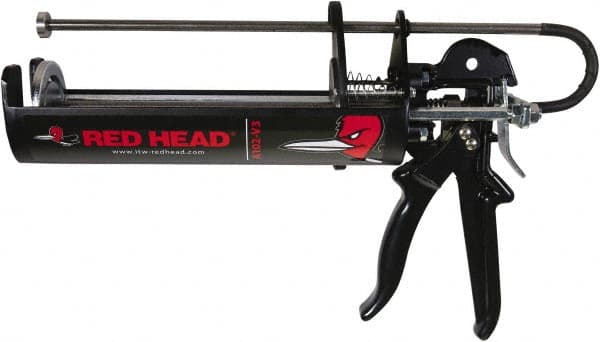 Red Head - 10 oz Half Barrel Manual Caulk/Adhesive Hand Dispenser for A7P-10 - Use with A7P-10 Cartridges - Exact Tooling