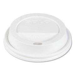 DART - Traveler Cappuccino Style Dome Lid, Fits 10 oz Cups, White, 100/Pack, 10 Packs/Carton - Exact Tooling