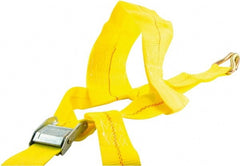 Erickson Manufacturing - 14' Long x 2" Wide, 10,000 Lb Basket Capacity, Polyester & Steel Web Sling - Yellow - Exact Tooling