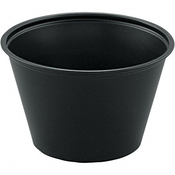 Solo - 4 oz Polystyrene Portion Cups - Black - Exact Tooling