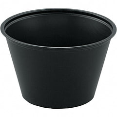 Solo - 4 oz Polystyrene Portion Cups - Black - Exact Tooling