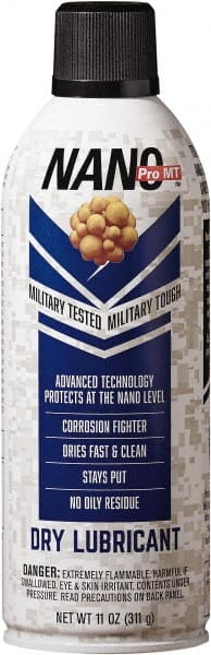 Nano Pro MT - 11 oz Aerosol Can Automotive Multi-Use Dry Lubricant - Isopropyl Alcohol - Exact Tooling