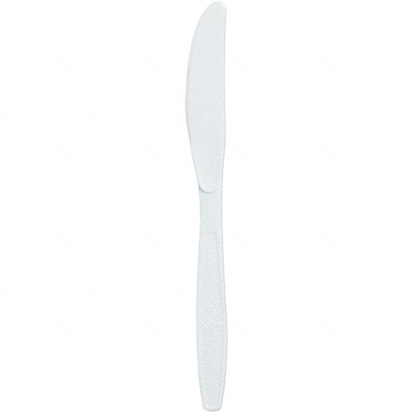 Solo - Extra Heavyweight Plastic Knives - White - Exact Tooling