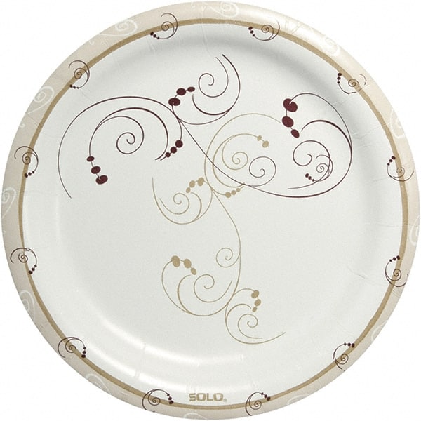 Solo - 9" Heavyweight Paper Dinnerware - White, Beige, Red - Exact Tooling
