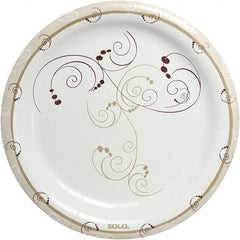 Solo - 9" Heavyweight Paper Dinnerware - White, Beige, Red - Exact Tooling