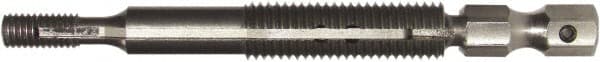 Recoil - M5x0.80, Tangless Insert Compatible, Steel Mandrel Thread Insert Hand Installation Tool - Type I Threaded Mandrel, Metric Coarse Thread, 2.8" OAL, M5x0.80 Insert Internal Thread - Exact Tooling