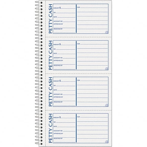 TOPS - 200 Sheet, 5-1/2 x 11", Receipt Book - Pink & White - Exact Tooling