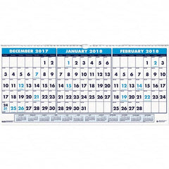 House of Doolittle - 4 Sheet, 23-1/2 x 12", Wall Calendar - Exact Tooling