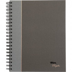 TOPS - 96 Sheet, 10-1/2 x 8", Legal/Wide (Style) Business Notebook - Black & Gray - Exact Tooling