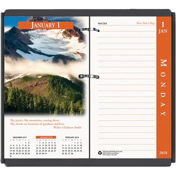 House of Doolittle - 365 Sheet, 3-1/2 x 6", Desk Calendar Refill - Nature - Exact Tooling