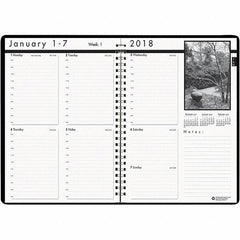 House of Doolittle - 104 Sheet, 8-1/2 x 11", Weekly Planner - Black - Exact Tooling
