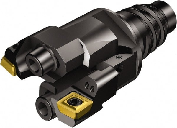 Sandvik Coromant - 23mm Min Bore Diam, Size E20 Steel Modular Boring Cutting Unit Head - 63/64" Max Bore Depth, Through Coolant - Exact Tooling