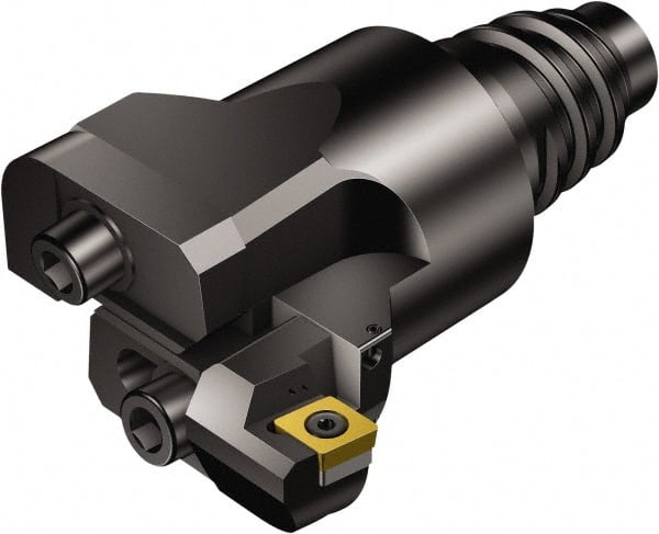 Sandvik Coromant - 32mm Min Bore Diam, Size E20 Steel Modular Boring Cutting Unit Head - 0.5906" Max Bore Depth, Through Coolant - Exact Tooling