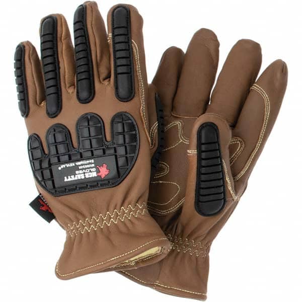 MCR Safety - Arc Flash & Flame Protection Gloves Protection Type: Arc Flash Material Type: Leather or Synthetic Leather - Exact Tooling