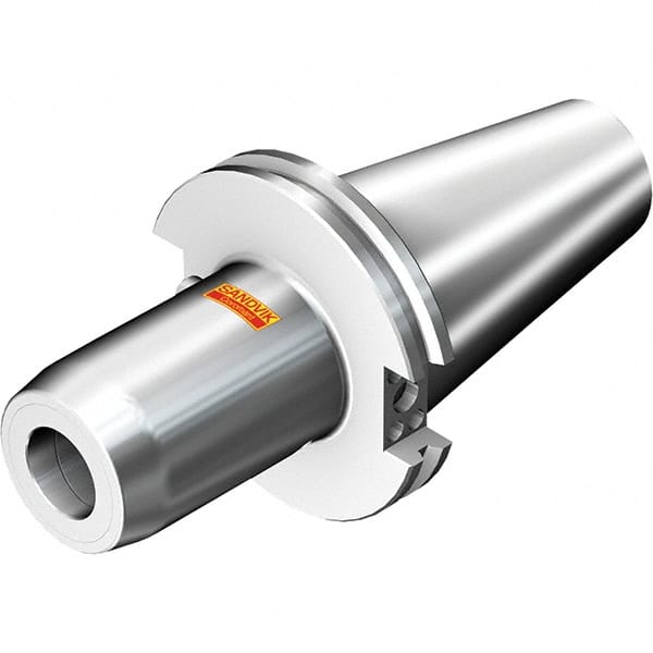Sandvik Coromant - CAT40 Taper Shank, Hydraulic Tool Holder/Chuck - 45mm Nose Diam, 95mm Projection, 57mm Clamp Depth, 18,000 RPM, Through Coolant - Exact Tooling