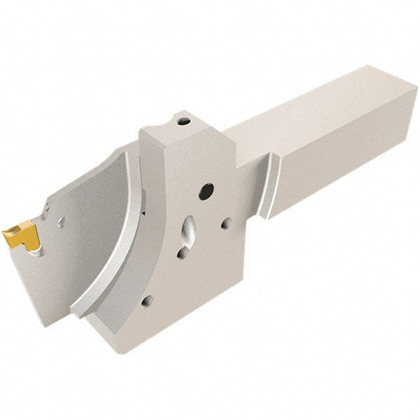 Iscar - SGAF, External, Left Hand, 1.8 to 2.69mm Groove Width, Indexable Grooving Tool Holder - GF.. 2 Insert Compatibility, 10mm Shank Height, 10mm Shank Width, 120mm OAL - Exact Tooling