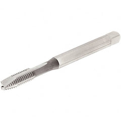 Iscar - M6x0.5 Metric Fine 3 Flute 6H Plug Spiral Flute Tap - Cobalt, Oxide Finish, 80mm OAL, Right Hand Flute, Right Hand Thread, Series TPG MF - Exact Tooling