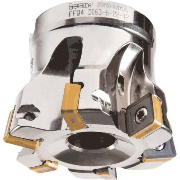 Iscar - Indexable High-Feed Face Mills Cutting Diameter (Decimal Inch): 0.708 Cutting Diameter (mm): 18 - Exact Tooling