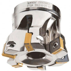 Iscar - Indexable High-Feed Face Mills Cutting Diameter (Decimal Inch): 1.141 Cutting Diameter (mm): 29 - Exact Tooling