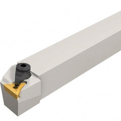 Iscar - CTFP, Right Hand Cut, 25mm Shank Height x 25mm Shank Width, Neutral Rake Indexable Turning Toolholder - 150mm OAL, TP.. Insert Compatibility, Series Isoturn - Exact Tooling