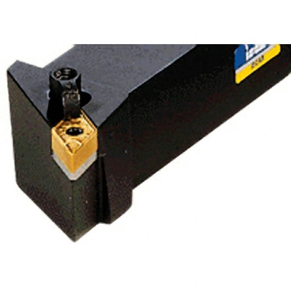 Iscar - MDJN, Left Hand Cut, 93° Lead Angle, 5/8" Shank Height x 5/8" Shank Width, Negative Rake Indexable Turning Toolholder - 4" OAL, DNMG 33.. Insert Compatibility, Series Isoturn - Exact Tooling